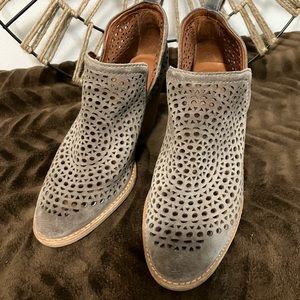Jeffrey Campbell perforated design ankle booties